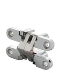 Heavy Duty Concealed Door Hinges Hidden Invisible Hinge 2-Piece Set For Furniture And Cabinet 304 Stainless Steel Silver Metal Hardware 34X140Mm Fits Doors Over 25Mm Thick Clean Look That Disappears When Closed Wicked Sturdy Build You Can Count On.
