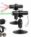 2 Pack Three Head Laser Level With 2M Charger And Base, Rechargeable Worksite Beast With 520nm Green And 650nm Red Cross And Linear Lasers