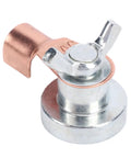 Ultimate Magnetic Welding Ground Clamp For Quick Setup On Any Metal Surface With Strong Stable Hold And Secure Grounding For Mig Stick Welding Plus Portable Design Perfect For Your Workshop Or Garage Small Size - close-up view of the clamp.