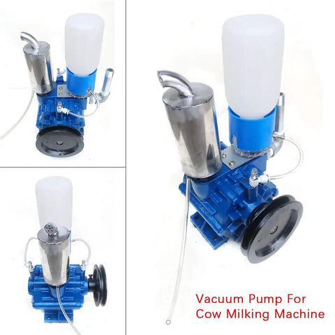 Portable Vacuum Pump For Cow Milking Machine 250 L Per Minute Workhorse Livestock Milking Equipment with bucket