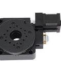 360 Degree Electric Optical Rotating Platform With 100mm Laser Grade Rock Solid Bearing Rotary Table And Worm Gear Drive