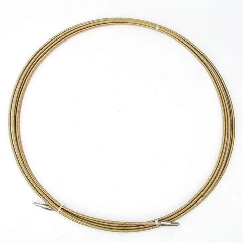 10 Meter Electrical Wire Threader No Sweat Cable Pulling Tool for navigating rigid PVC conduits, coiled design.