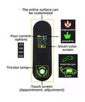 32A Level 2 AC EV Charger Portable EVSE Station with customizable surface and smart color screen with four current options