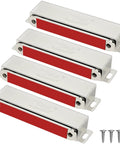 4 Pack Heavy Duty Magnetic Cabinet Door Catches With 90Lb Hold Stainless Steel Strong Magnetic Latch for kitchens