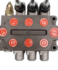 Heavy Duty 3 Spool Hydraulic Directional Control Valve With 25 GPM At 3000 PSI For Small Tractors Loaders And Log Splitters