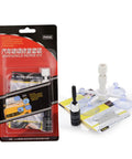 Windshield Repair Kit For Auto Glass Cracks And Chips Quick Fix Tools With High Tech Repair Resin and components displayed.