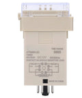 Adjustable Timing Component For Industrial Automation And Machinery With 3D LED Digital Display Time Relay Digital Setting Cycle Delay Control Unit DC12V Compatible Low Power Draw Pro Grade Timing Rock Solid Build Heavy Duty Reliability, beige timer relay front view