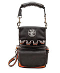 Tradesman Pro Tool Pouch with Electrical Tape Thong and Reinforced Bottom, Nine Pockets, Easy Grab Handle, Shoulder Strap, Front View
