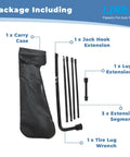 Beefy Heavy Duty Spare Tire Tool Kit Lug Wrench Replacement for Ram 2500 3500 2007 2008 2009 2010 2011 2012 2013 2014 2015
