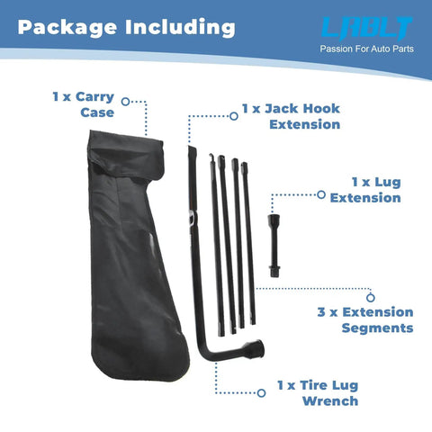 Beefy Heavy Duty Spare Tire Tool Kit Lug Wrench Replacement for Ram 2500 3500 2007 2008 2009 2010 2011 2012 2013 2014 2015