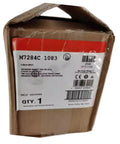 Packaging of Heavy Duty Electric Damper Actuator M7284C1083 with product details for HVAC zone control.