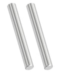 Beefy Marine Grade 316 Stainless Steel Dowel Pins 10mm X 80mm Two Pack Round Metal Rods For Pegs Shelves DIY Projects And Gear Built Tough For Marine Boat Hardware And Furniture Building And Heavy Duty Crafting. Two 316 stainless steel dowel pins, 10mm x 80mm, on white background.