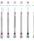 Six Piece Micro Precision Screwdriver Set With Extra Blades For Watch And Eyeglasses Repair Jewelry And Electronics 0.8mm To 1.6mm Mini Screwdrivers For Delicate Work