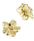 Killer Antique Brass Flower Drawer Knobs Top Notch Zinc Alloy Cabinet Pulls Heavy Duty Vintage Hardware No Hassle Installation Set Of Four For Dressers Cabinets And Pantry Refreshes, showing detailed flower design.