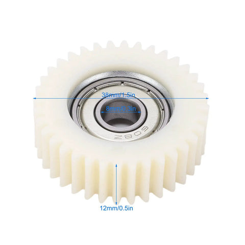 36 Tooth Nylon Gear For Electric Bike Motors Replacement Sprocket With Steel Bearing Fits 250W And 350W E Bike Motors