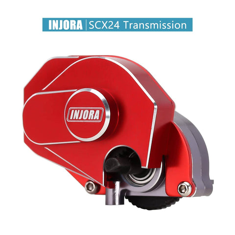 16G Complete Transmission Gearbox With Steel 0.3 Mod Gear Set For 1 24 Axial SCX24 Deadbolt C10 JLU Gladiator Bronco