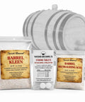 Aging Barrel Restoration And Maintenance Kit For 1 To 5 Liter Mini Barrels Built For Wine Spirits And Craft Cocktails Keeps Flavor Fresh After Each Aging Cycle With Easy Swish Barrel Care For Home Bar Use, packets and mini barrel