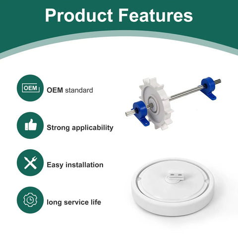 Upgraded Pool Cleaner Rebuild Repair Kit For 180 280 And TR28P Automatic Pool Cleaners with OEM turbine and wheel parts
