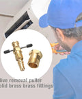 Olive Remover Puller Tool For Compression Fittings Fits One Half And Three Quarter Inch Brass Pipes in brass fitting