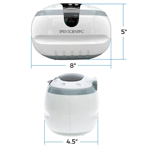 Portable Stainless Steel Ultrasonic Cleaner Blast Grime Off Rings Necklaces Glasses Watches And Coins With A Roomy 20oz Tank That Cleans As A Whistle Daily dimensions 8x5x4.5 inches