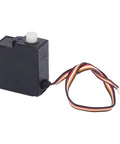 Plug And Play RC Steering Servo Motor 17 Grams with wires, designed for Traxxas 16101 16102 16103 16201 compatibility.