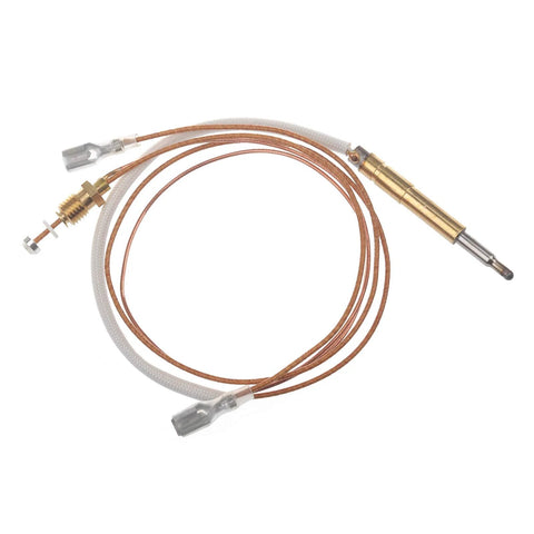 Timsec outdoor patio heater thermocouple, 23.5-inch length, copper wire with brass fittings, 2-pack for propane heaters