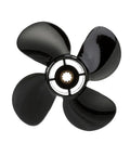Spitfire Elite Series 4-Blade Aluminum Propeller, 9.3 Inch Diameter By 9.5 Inch Pitch, Right Hand Rotation, top view