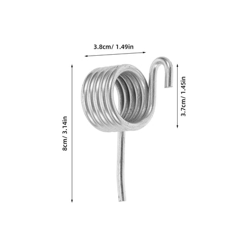 Get These 6pcs Mop Bucket Mechanical Compression Spring Stainless Steel for Super Smooth Squeezing Operation, shown with measurements.