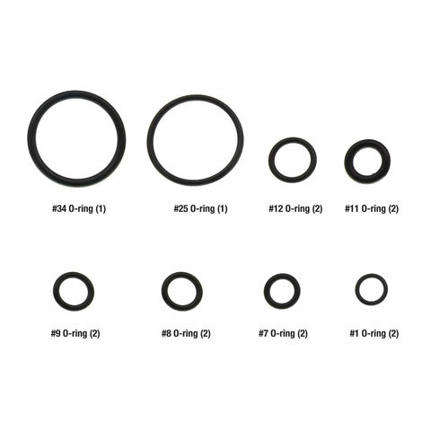 Leak Proof O Ring Kit With 14 Durable Nitrile Rings In Eight Popular Sizes For Plumbing Repairs And Home Hardware Sealing Gaskets