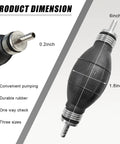 Go To Hand Fuel Transfer Pump With Rubber Primer Bulb 6mm And One Quarter Inch Manual Fuel Primer Bulb Dimensions