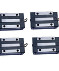 Beefy Four Pack 20mm Linear Slider Bearing Blocks For CNC Projects Square Carriage Sliders HGR20 Compatible CA Block Set