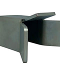 Slide Gate End Retainer And Catch For 2 Inch Wide Heavy Duty Steel Universal Gate Stopper, side view