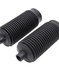 Front Rack And Pinion Inner Tie Rod End Boots For Toyota Sequoia 2001 To 2007 And Tundra 2000 To 2006, black rubber steering gear boots.