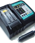 On The Go 18V Battery Car Charger For Li Ion And NiMH Tool Packs Fast Charge In About An Hour Or Less Works With 18V Batteries