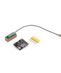 ATGM336H GPS and BDS Dual-Mode GNSS Module with cable and pins, compact module for flight controllers, 9.7 x 10.1 size