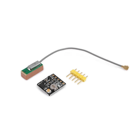 ATGM336H GPS and BDS Dual-Mode GNSS Module with cable and pins, compact module for flight controllers, 9.7 x 10.1 size