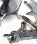 F75 Pneumatic Paint Sprayer With 1 5mm Nozzle Kicks It Up A Notch For Auto Body Work showing nozzle and cup details.