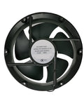 Beefy Heavy-Duty Industrial Cabinet Axial Cooling Fan 220 x 220 x 60mm 18cm, 220V AC, 0.43A, 65W, High Flow Exhaust Ventilation Fan For Enclosures And Electronics Cabinets, black