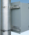 Heavy-Duty 201 Stainless Steel Band Roll, Three Quarters Inch Wide, 0.030 Inch Thick, Bright Annealed Finish securing utility box
