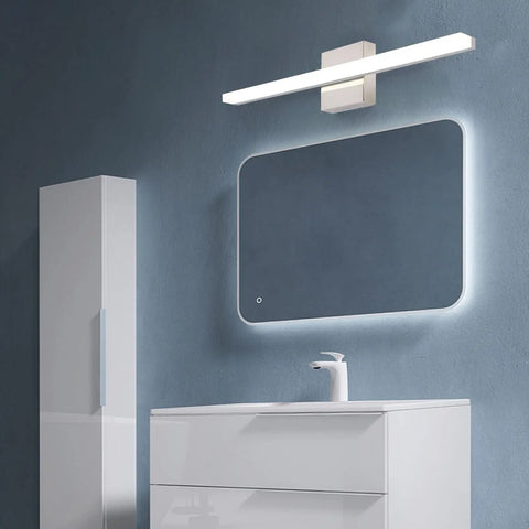 Modern LED Vanity Light for Bathroom Over Mirror 16 Inch 9W Daylight White Chrome Finish 1 Pack Vanity Lighting Fixture
