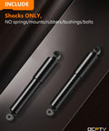 Beefed Up Rear Shocks And Struts For Dodge Grand Caravan Town And Country Ram CV Routan Fits 2008 2019 OCPTY