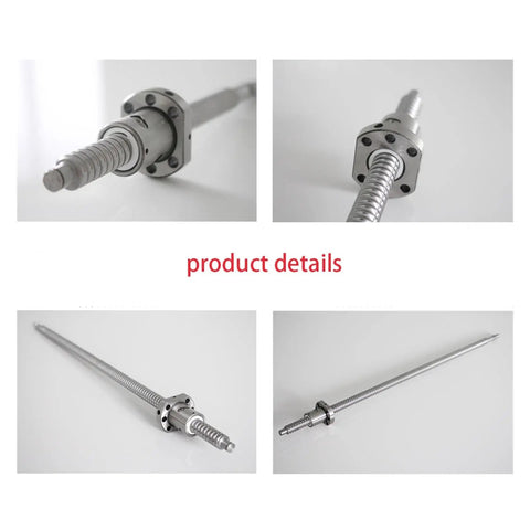 Heavy Duty Ball Screw Nut End Machining For CNC Machines RM1605 SFU1605 Roller Screw End with Single Ball Nut