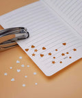 1mm Circle Hole Punch For Craft Paper With Pink Handy Grip Handle, Durable Metal Construction punching shapes in notebook