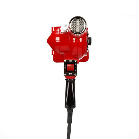 Front view of Master-Mite Series Heat Shrink System 220V Red 300 To 500 F Range 1440W Hot Air Tool with ceramic element