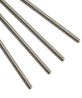 Four 48 inch stainless steel all threaded rods 3/8-16 UNC heavy duty pack for structural, DIY, and construction projects
