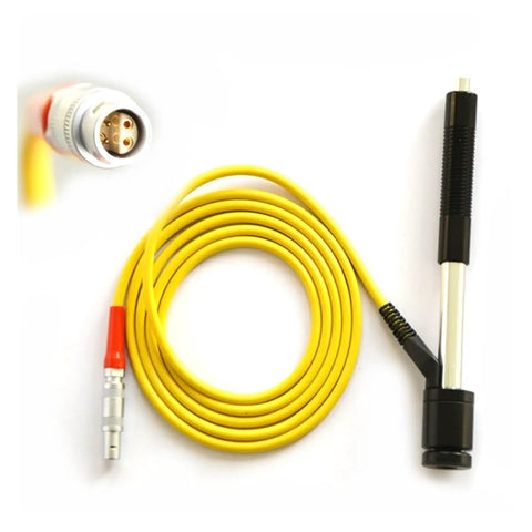 Straight Up Digital Hardness Tester Machine For Steel And Cast Iron Reads Multiple Industrial Scales Up To 960 HLD probe with yellow cable