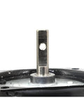 Heavy Duty 28W Permanent Magnet Synchronous Ac Electric Motor 220V 20Rpm 7mm Central Shaft With Hole Forward Reverse Control close-up of metal shaft