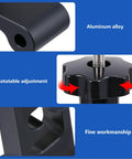 Heavy Duty Blue T Slot Track Clamps For Woodworking Dead Nuts Secure Slick Ratchet Action showing aluminum alloy, rotatable adjustment