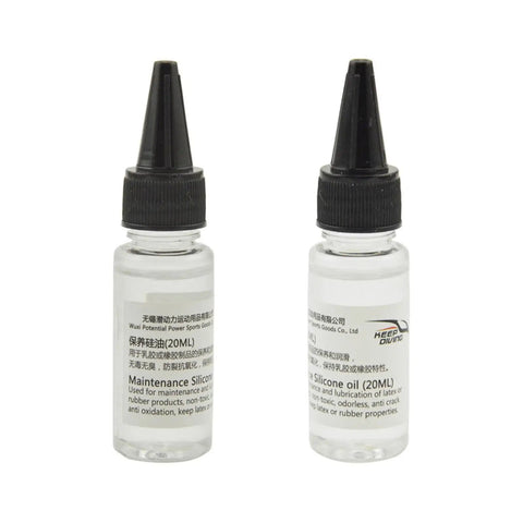 Premium Silicone Oil For Maintenance Keep Shoes Running Smooth Prevent Oxidation With Leakproof Gasket Tube Triple Sealing, 20ml bottles.