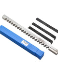 One Piece 18mm E Push Type Keyway Broach With Metric Sizing HSS Broach Cutting Tool Knife With Shims, pro grade for CNC use.
